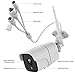 Bosiwo 1080P Outdoor Security Camera,Works with Alexa,IP66 Waterproof WiFi Bullet Camera, Wireless IP Camera System with 82ft Night Vision,Motion Detection and Cloud Service
