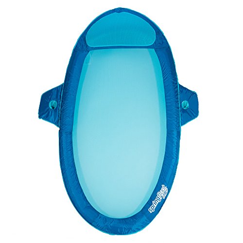 SwimWays Spring Float Suncatcher - Dark Blue/Light Blue
