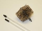 Pellet Stove/Fireplace Vent Flue Cleaning Kit - 1- 3'" Brush + 1 - 4' Rod!!!!