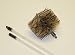 Pellet Stove/Fireplace Vent Flue Cleaning Kit - 1- 3'" Brush + 1 - 4' Rod!!!!
