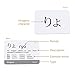 CARDDIA Japanese Syllabary - Hiragana Flash Cards (with Stroke-Order Diagrams and Example Words), Standard Playing Card Size, Sturdy, Water Resistant