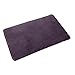 Clara Clark Memory Foam Bathroom Rugs, 3 Piece - Non Slip Absorbent Velvet - Fast Drying Bath Mats, Bathroom Rug and Contour Rug Set, 20 x 32, 17 x 24, 19 x 24, Eggplant