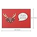 EOOUT 60pcs Christmas Greeting Cards Set, Christmas Cards Assorted with Envelopes and Thank You Stickers, 10 Kinds of Animal Designs for Holiday Greetings