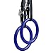 Reehut Gymnastic Rings W/Adjustable Straps, Metal Buckles & Manual - Home Gym (Set of 2) - Non-Slip - Great for Workout, Strength Training, Fitness, Pull Ups and Dips, Ebook Included