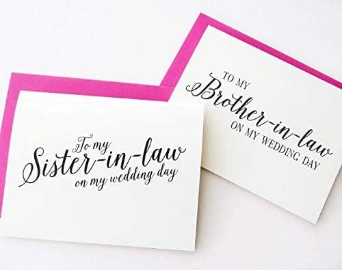 Amazon.com To my Sister in law on my Wedding Day To my 