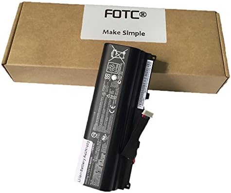 FOTC 15V 88Wh Li-ion Battery Pack A42N1403 for ASUS ROG GFX71JY 17.3" GFX71JY4710 G751 G751J G751J-BHI7T25 Series A42N1403 A42LM93 4ICR19/66-2 Laptop Computer Batteries