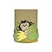 MODONA Four Piece Kids Bathroom Accessories Set - Monkey