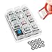 Griarrac Cherry MX Switch Tester Switch Sampler Mechanical Keyboards 12-Key Switch Testing Tool, with Keycap Puller and Switch O Rings (Includes Cherry MX Silent Speed)