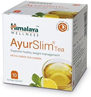 Himalaya Ayurvedic AyurSlim Tea for boosting metabolism (10X2g) Pack Of 3.