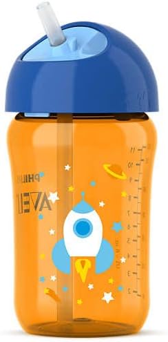 Phillips Avent Twist n Sip Straw Cup 12 oz, Boy Color