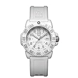 Luminox Women's A.7057.WO Colormark White Watch with Rubber Band