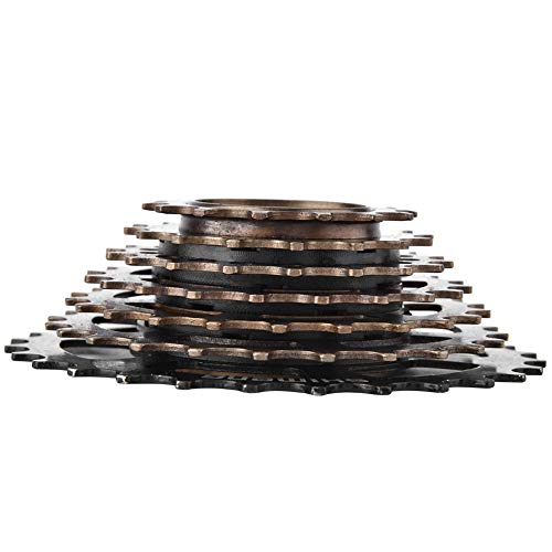 image for VGEBY1 Bicycle Freewheel, Brown Cycling Cassette Sprocket 7 Speed for 