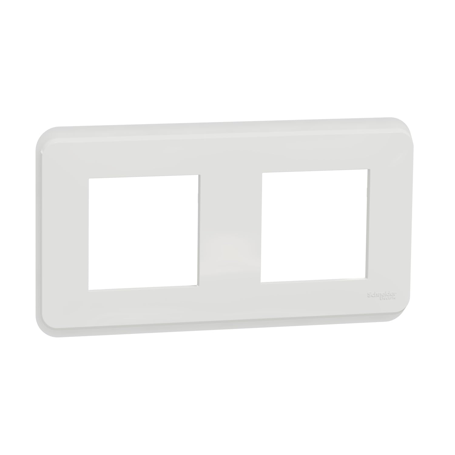 Schneider Electric NU400418 Unica Pro 2-Hole Finishing Plate White