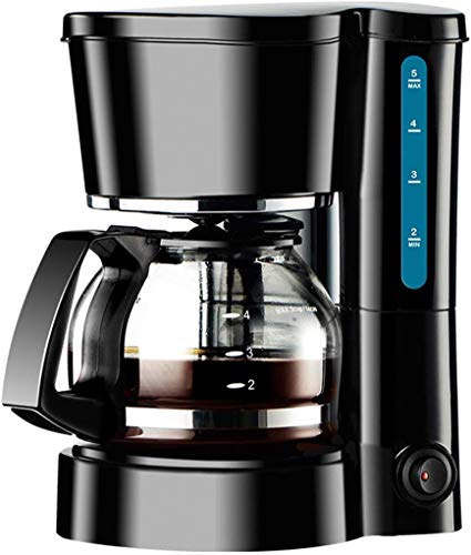XIUYU Filterkaffeemaschine, 600W Abnehmbarer Filter warm halten 750ML for 5 Tassen (150 ml/Schale) Kaffeemaschine FBA…