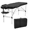 Aluminium Massage Table Portable Massage Spa Bed 3 Fold Professional Massage Salon Bed Height Adjustable Massage Beds…