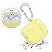Airpods Accessories Set, Filoto Airpods Waterproof Silicone Case Cover with Keychain/Strap/Earhooks/Accessories Storage Travel Box for Apple Airpod (Lemon Yellow)thumb 1