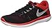 Nike Mens Flex 2016 Rn Running Shoe Black/Metallic Silver/University Red 10.5