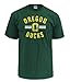 MJ Soffe NCAA Oregon Ducks Men's Pro Weight Short Sleeve College Logo Tee, Large