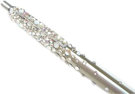 Amazon ボールペン スワロフスキークリスタル Lady Snow Falling Gradationデザイン 油性ボールペン 替え芯プレゼント しっとり華やかレディースタイル 詰め替えインク 文房具 オフィス用品