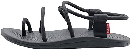 Tanphon Black Fashion Gladiator Sandals For Men and Women Unisex Rubber and Net Cloth Non-Slip (5 D(M) US Men/7 B(M) US Women)