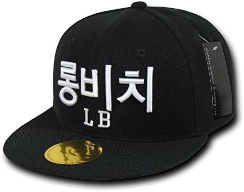 Nothing Nowhere Hangul Korean City Cap, Long Beach by Nothing Nowhere