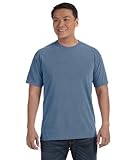 Comfort Colors 6.1 oz. Ringspun Garment-Dyed T-Shirt, Large, BLUE JEAN