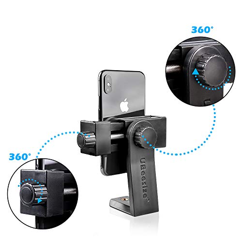 image for UBeesize Cell Phone Tripod Mount with Wireless Remote, Selfie Stick Mo