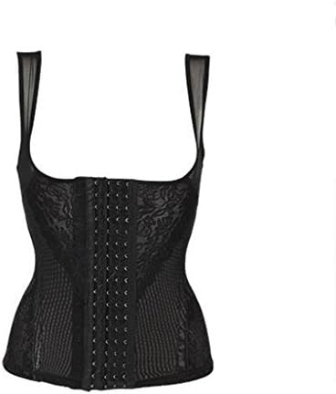 Postnatal Pregnancy Recovery Belt Belly Band Polyester Net Yarn Ventilation Female Thin Section Slimming Belt Six-breasted Wide Shoulder Straps Body Shaping Underwear Coat Postpartum Abdomen Underwear Camisole Body Waist Corset M/L/XL ( Color : Black , Size : XL )