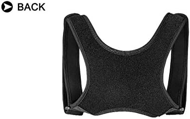 Adjustable Posture Corrector - Comfortable Shoulder & Back Brace for Slouching - Discreet Design for Men & Women - for Upper Back Clavicle Support - Suitable for Running & Sports