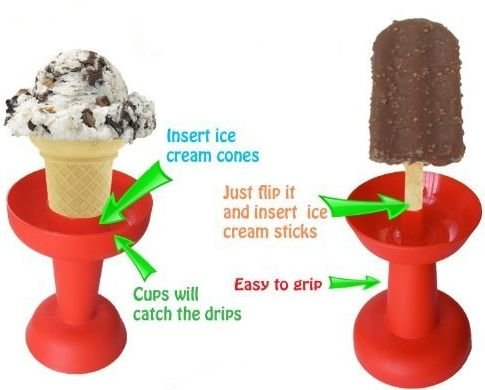Non Drip Popsicle Holder or Ice Cream Holder - Thumbnail 3
