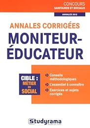 Annales corrigées, moniteur-éducateur