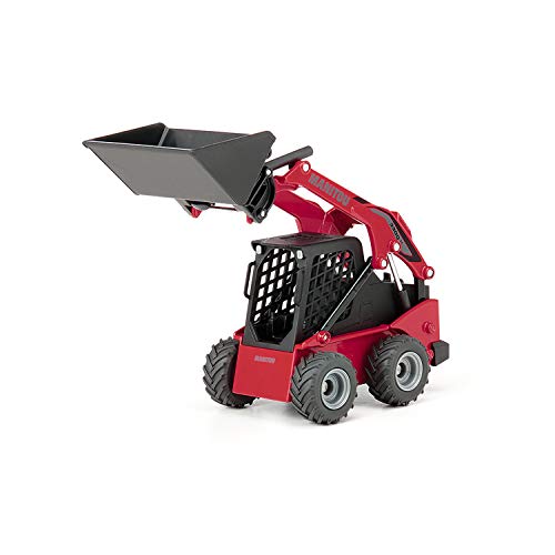 siku 3049, Manitou 3300V Kompaktlader, 1:32, Metall/Kunststoff, Rot, Viele Funktionen, Kombinierbar mit siku Modellen im gleichen Maßstab – Bild 3
