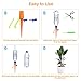 [Upgrade] Plant Watering Devices- 15 PCS Self Watering Spikes, Automatic Plant Waterer, Irrigation Drippers with Slow Release Control Valve Switch for Flower beds, Vegetable Gardens, Lawn