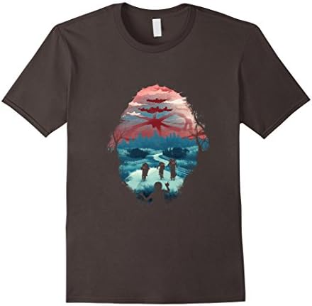 Mens Turn It Upside Down - The Strangers Night T Shirt Medium Asphalt