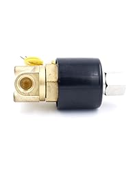 Baomain latón eléctrico válvula solenoide PT1/4 AC 110 V 2 Vías 2Position trabajo para agua aire Gas no normalmente abierto