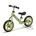 ENKEEO 12 Sport Balance Bike No Pedal Walking Bicycle with Carbon Steel Frame, Adjustable Handlebar and Seat, 110lbs Capacity for Ages 2 to 6 Years Old, Green