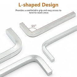 YEIXCIKA 7Pcs Square Head Wrench Set L Shaped