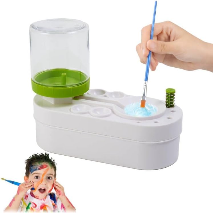 71Nmly Paint Brush Rinser Multifunctional Cleaner with 250ml Water Bottle