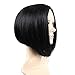 Secretgirl Short Straight Hair Bob Wigs Cosplay Party Wig for Women Black Heat Resistant Wig (#1)