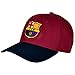 FC Barcelona Official Soccer Crest Design Baseball Cap (One Size) (Burgundy/Black)