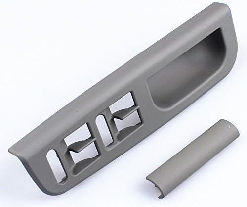 Front Left Driver Side Door Master Window Switch Trim Bezel for 1998-2004 Volkswagen Passat B5 Jetta Golf Bora Mk4 Skoda Oe Style 4 Door Mode (Grey)