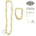 New Baltic Amber Teething Necklace & Bracelet/Anklet for Babies | Natural Remedy for Teething & Oral Relief (No More Gels & Tablets) | GIA Certified 100% Pure Baltic Amber | Unisex (Lemon/Milk Combo)