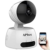 Wireless IP Camera, Aplus 720P HD Surveillance Camera Home WiFi Wireless Camera with Motion Detection Pan/Tilt, 2 Way Audio and Baby Video Monitor Nanny Cam With Motion Detection & IR Control