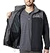 Columbia Men's Glennaker Lake Rain Jacket, Black/Grill, 4X