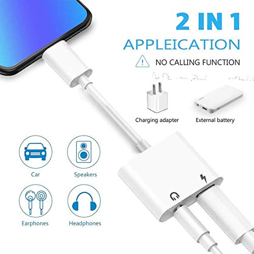 Headphone Adapter for iPhone 11 pro /7/7 Plus/8/X/10/11/XR/XS/XS Max/ 2