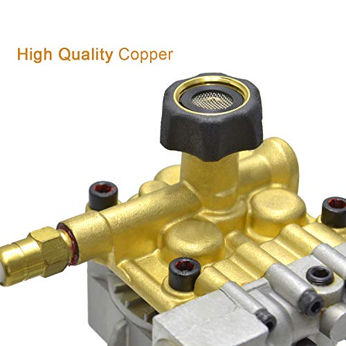 Pressure Washer Pump 3400 PSI 2.6GPM 3/4" Shaft Brass Horizontal OEM