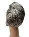 Short Pony Rabbits Tail 'Tuft' Clip in Hair Extension (23 Salt and Pepper Mix) Synthetic