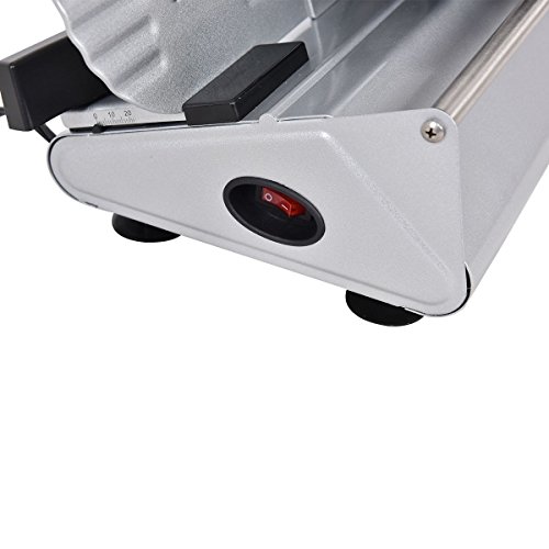 7.5" Blade Electric Meat Slicer Cheese Deli Meat Food Cutter Kitchen Home - Thumbnail 2