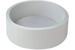 ENMOGO Foam Ball Pit for Toddlers Kids Soft Ball Pool Ideal Gift Play Toy for Children Kiddie Pools - Light Gray