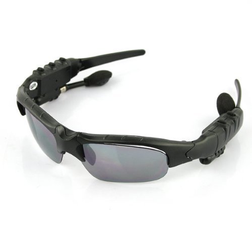 ETTG Sunglasses Camera Sport Glasses, eTTgear 4 in 1 MP3 Player Video Recorder Camcorder Sunglasses Support Micro SD Card HD DVR Built-in Memory (Gray)